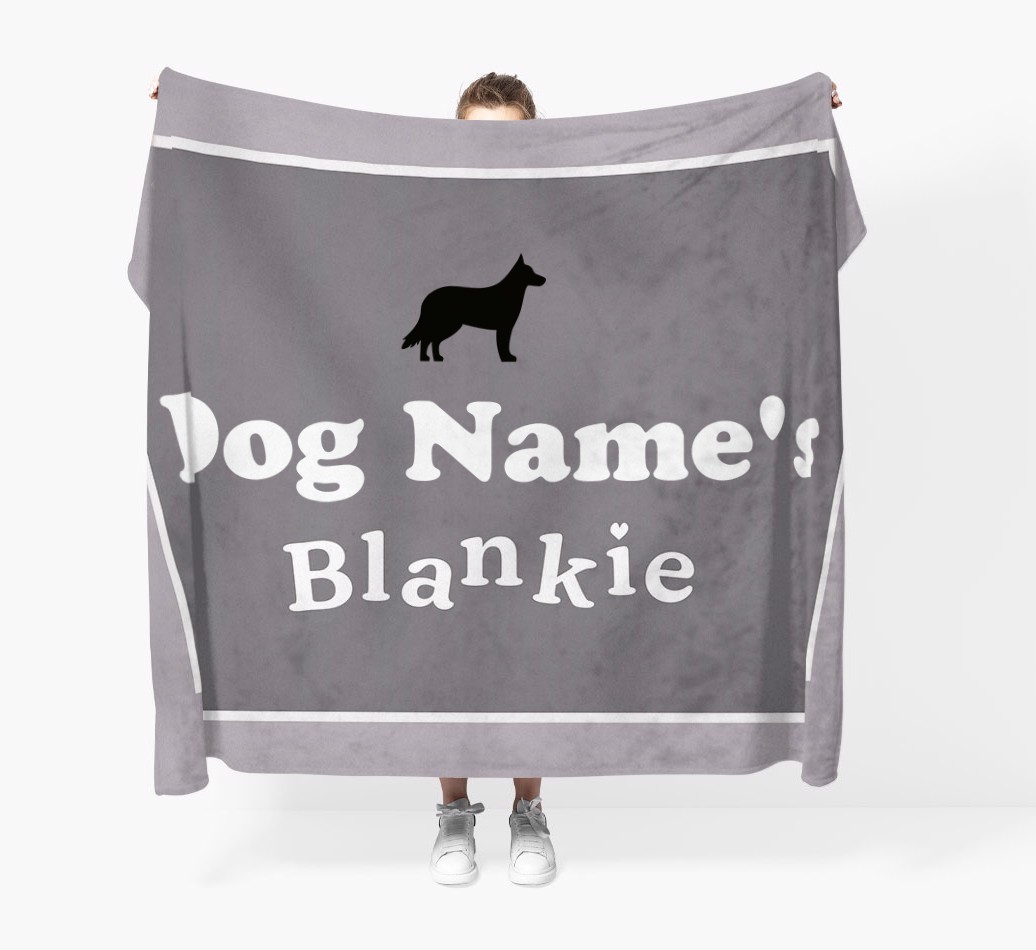 'Dog's Blankie' - Personalised {breedFullName} Blanket