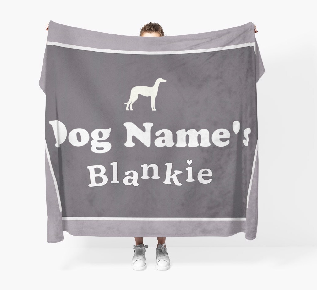 'Dog's Blankie' - Personalized {breedFullName} Blanket