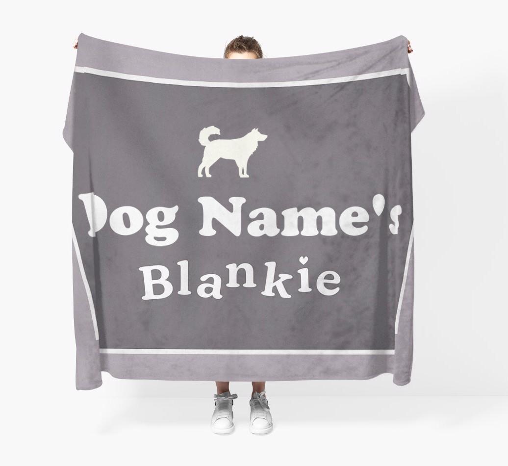 'Dog's Blankie' - Personalized {breedFullName} Blanket