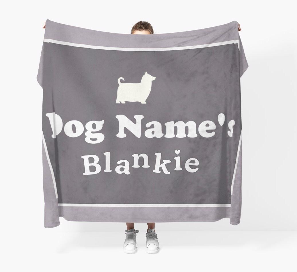 'Dog's Blankie' - Personalized {breedFullName} Blanket