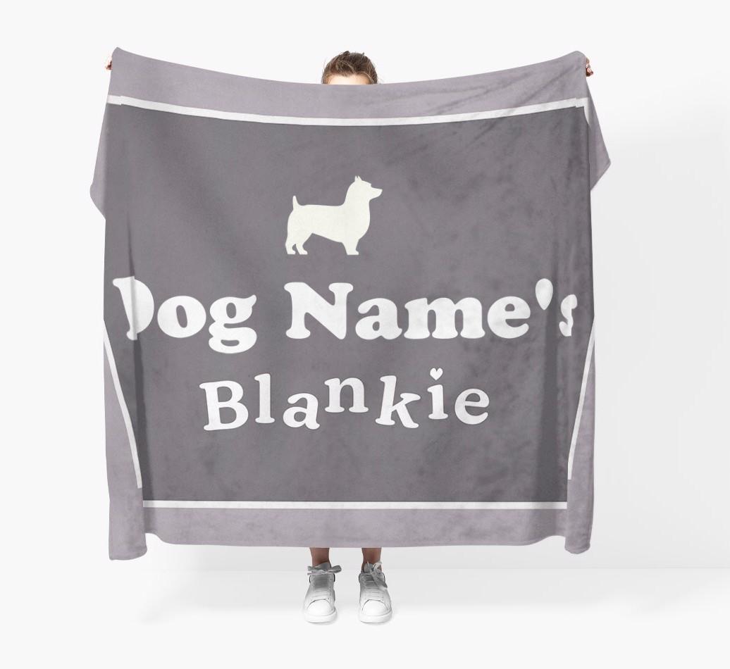 'Dog's Blankie' - Personalized {breedFullName} Blanket