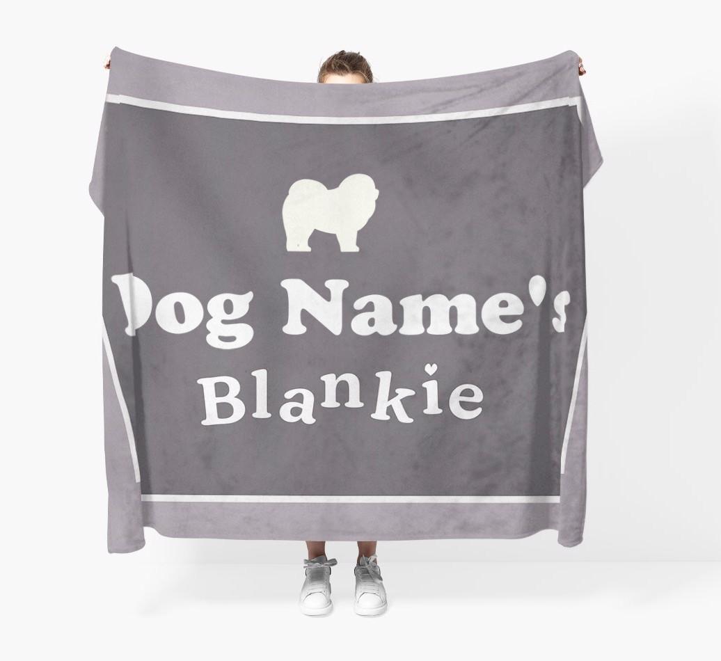 'Dog's Blankie' - Personalized {breedFullName} Blanket