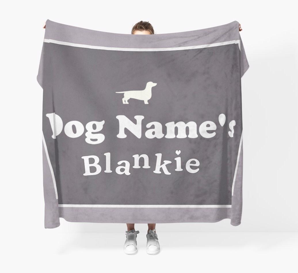'Dog's Blankie' - Personalized {breedFullName} Blanket