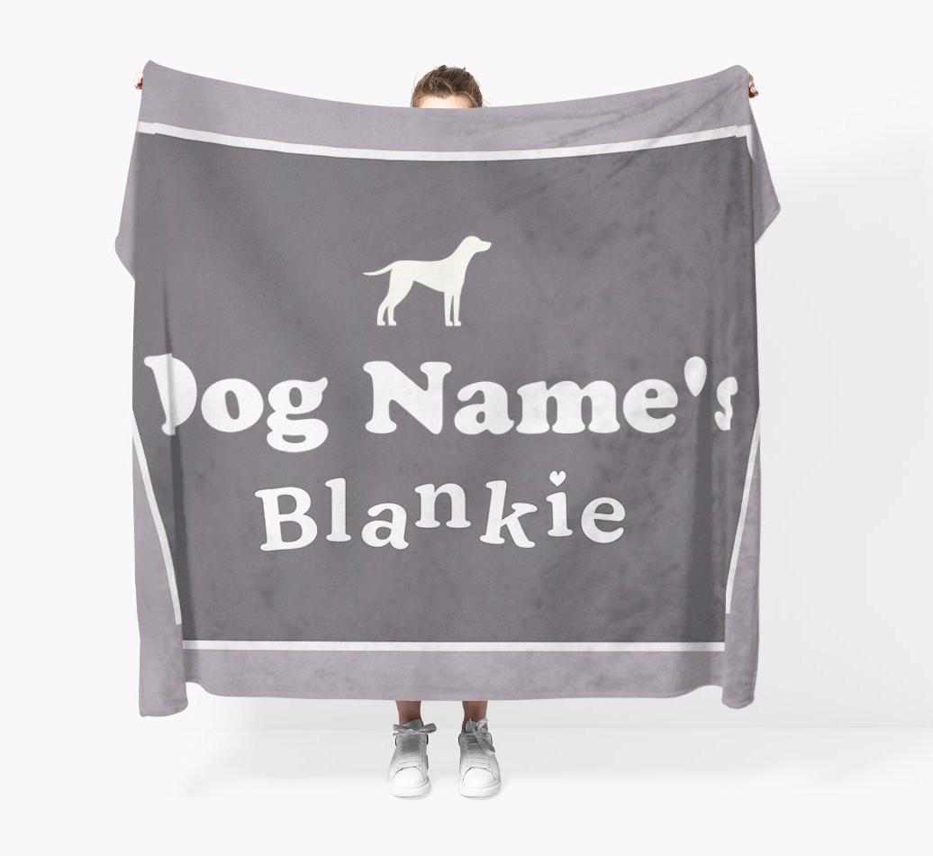 'Dog's Blankie' - Personalised {breedFullName} Blanket