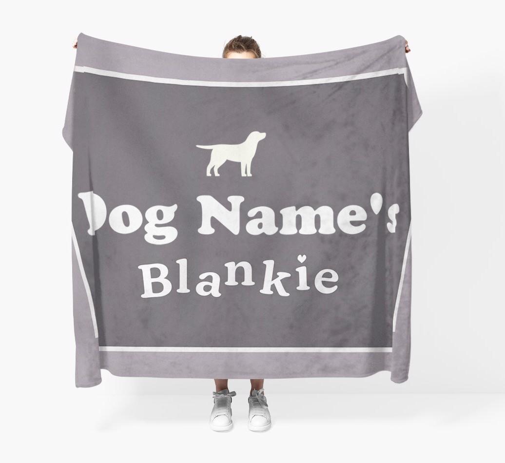'Dog's Blankie' - Personalised {breedFullName} Blanket