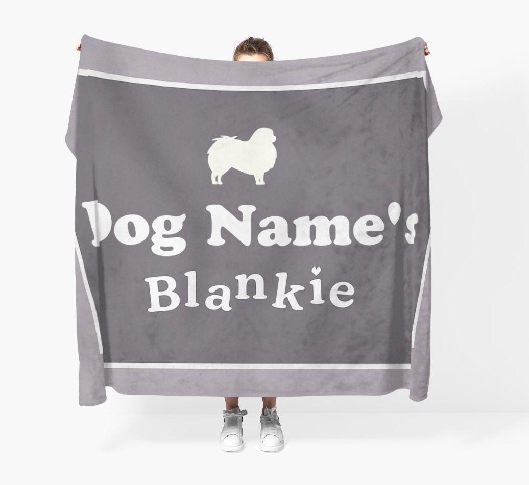 'Dog's Blankie' - Personalized {breedFullName} Blanket