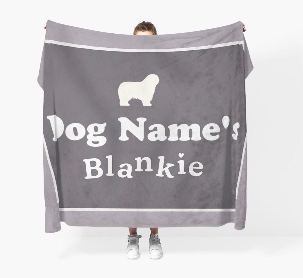 'Dog's Blankie' - Personalized {breedFullName} Blanket