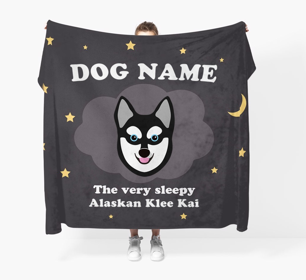 'The Very Sleepy...' - Personalised {breedFullName} Blanket