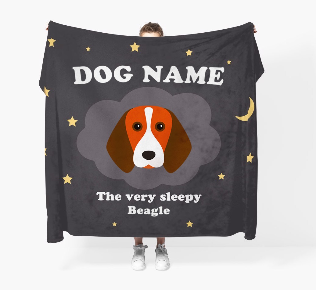 'The Very Sleepy...' - Personalised {breedFullName} Blanket