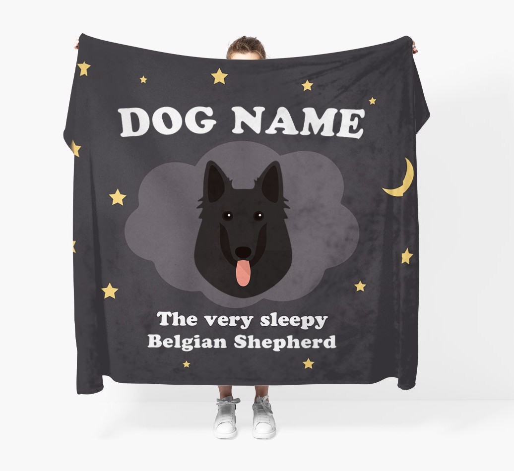 'The Very Sleepy...' - Personalised {breedFullName} Blanket