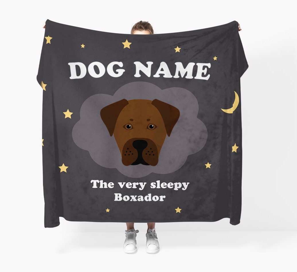 'The Very Sleepy...' - Personalised {breedFullName} Blanket