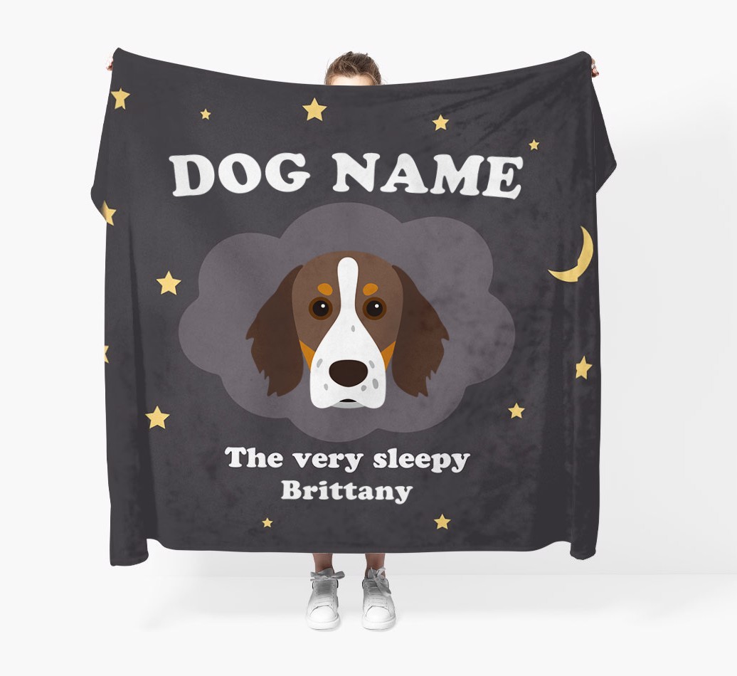 The Very Sleepy...: - Personalized {breedFullName} Throw Blanket