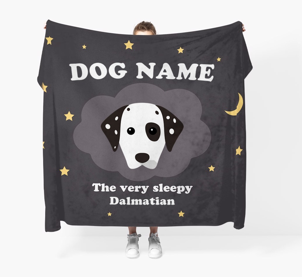 The Very Sleepy...: - Personalized {breedFullName} Throw Blanket