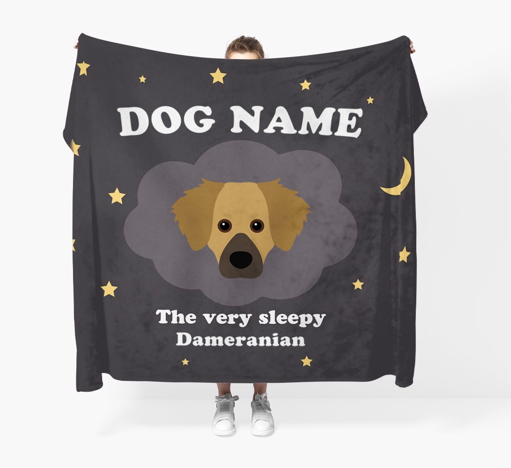 'The Very Sleepy...' - Personalised {breedFullName} Blanket