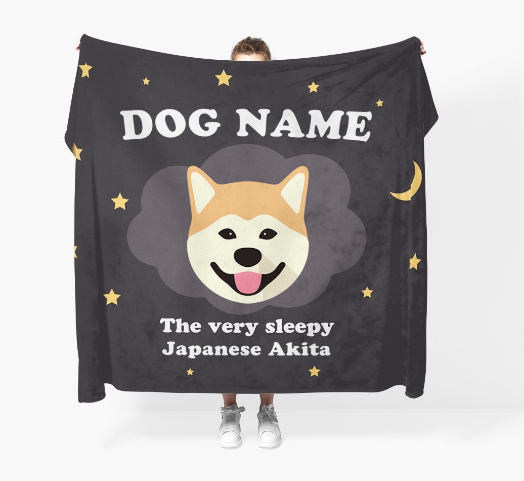 'The Very Sleepy...' - Personalised {breedFullName} Blanket