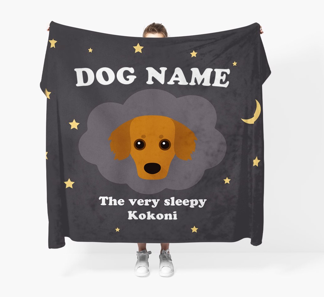 'The Very Sleepy...' - Personalised {breedFullName} Blanket