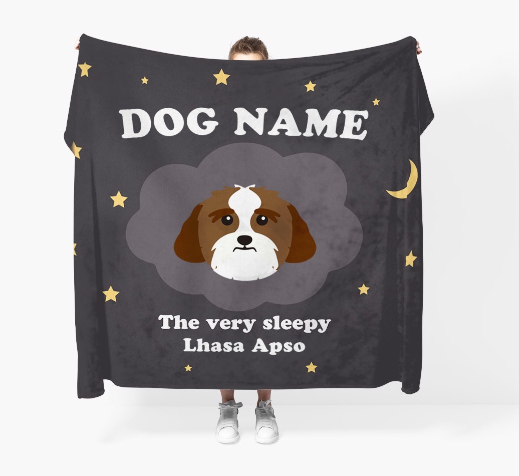 'The Very Sleepy...' - Personalised {breedFullName} Blanket