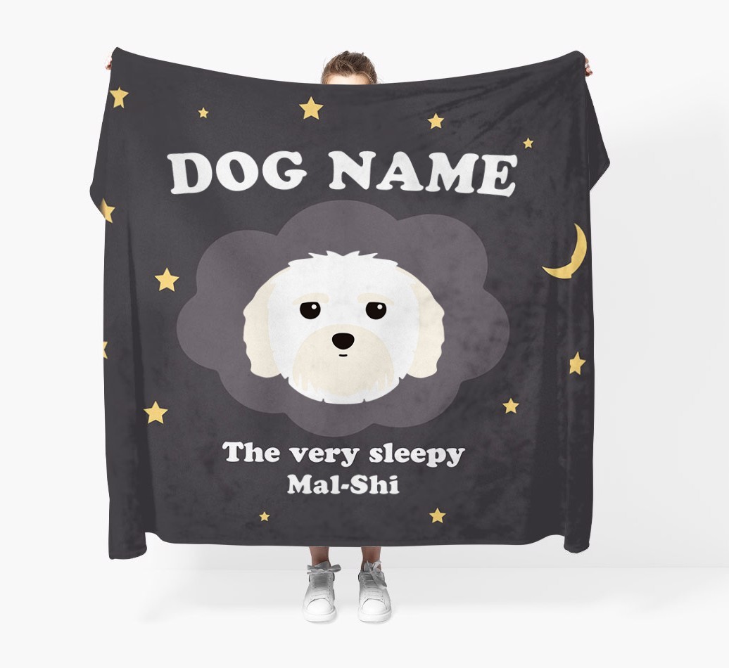 'The Very Sleepy...' - Personalised {breedFullName} Blanket