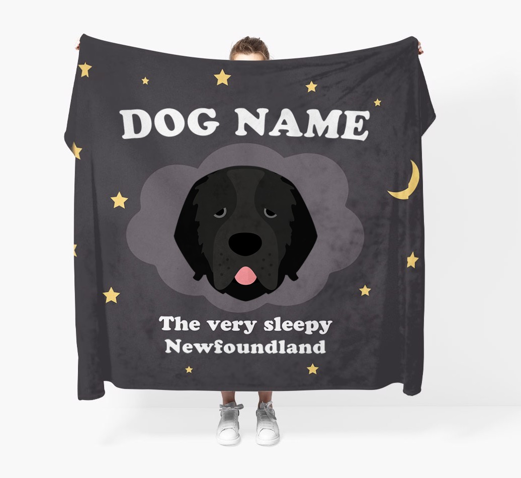 'The Very Sleepy...' - Personalised {breedFullName} Blanket