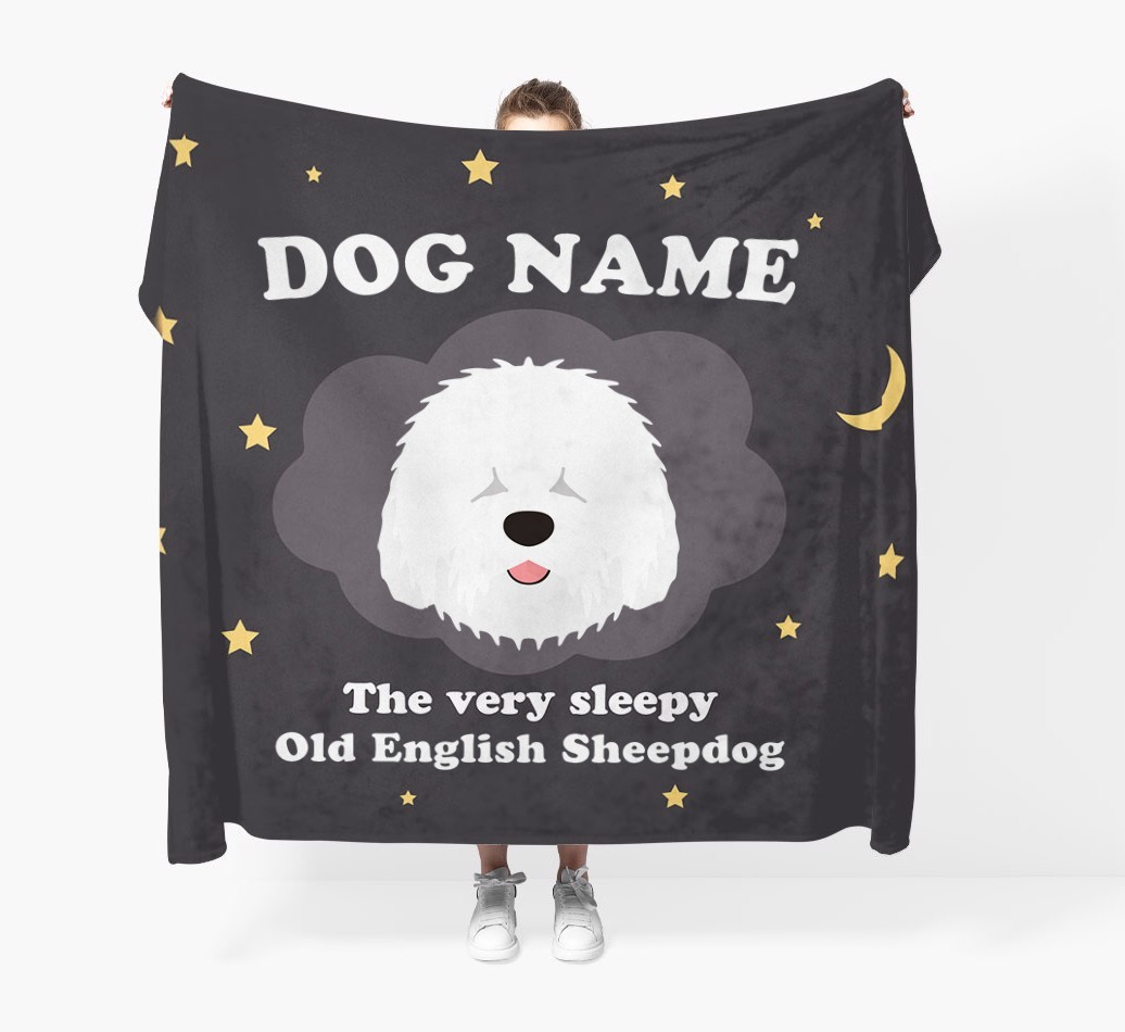 'The Very Sleepy...' - Personalised {breedFullName} Blanket