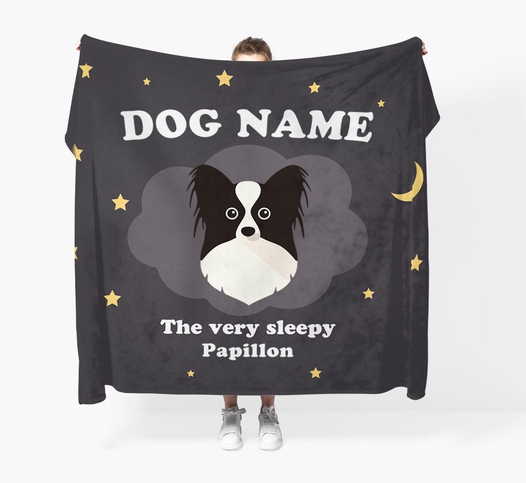 The Very Sleepy...: - Personalized {breedFullName} Throw Blanket