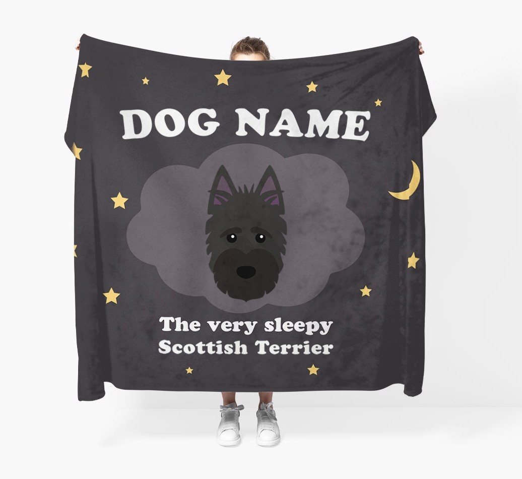 'The Very Sleepy...' - Personalised {breedFullName} Blanket