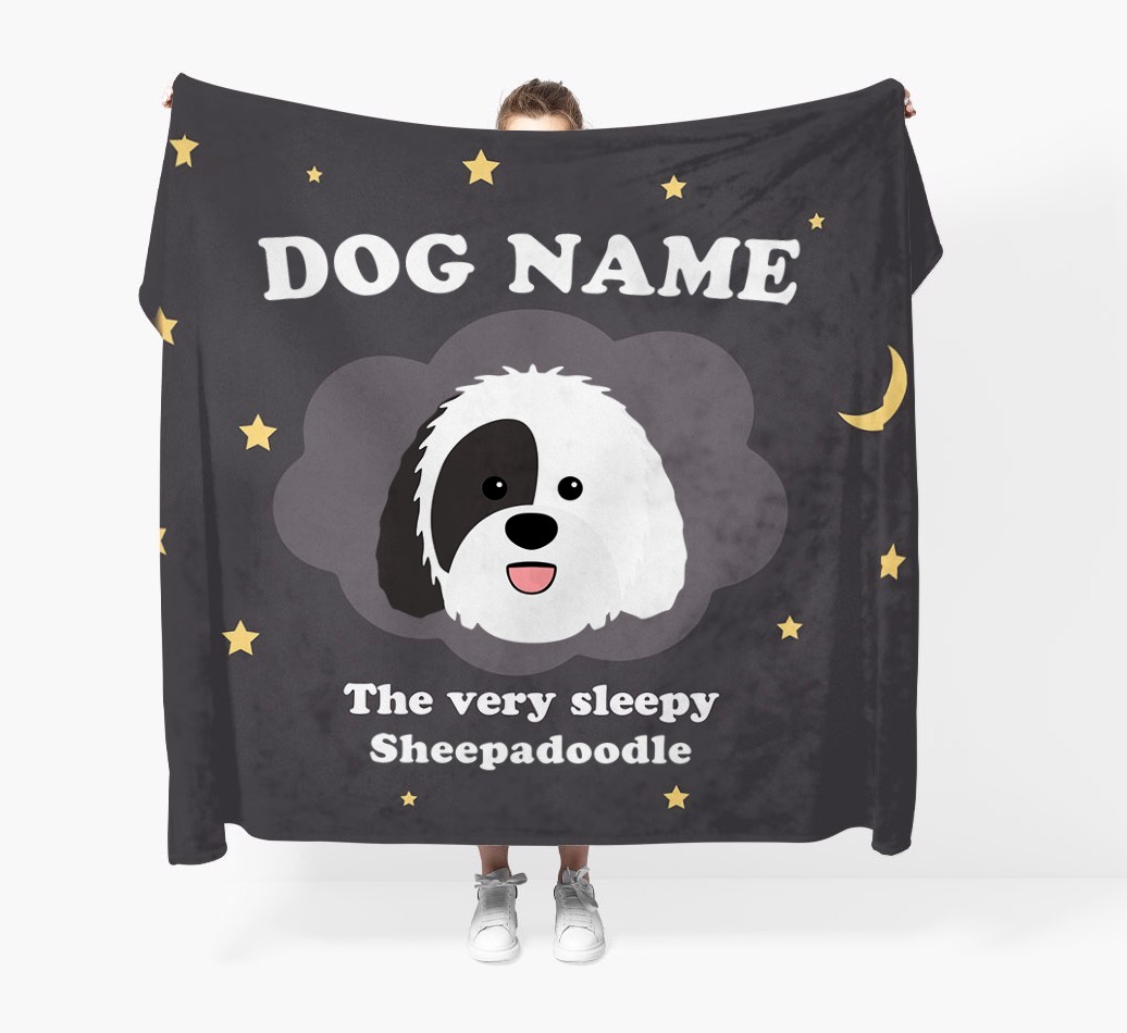 'The Very Sleepy...' - Personalised {breedFullName} Blanket