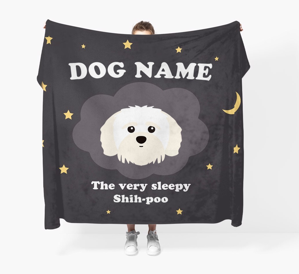 'The Very Sleepy...' - Personalised {breedFullName} Blanket
