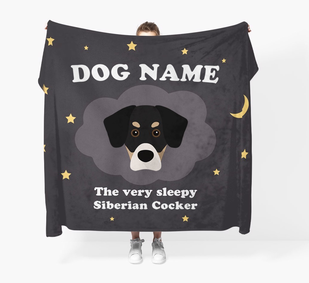 'The Very Sleepy...' - Personalised {breedFullName} Blanket