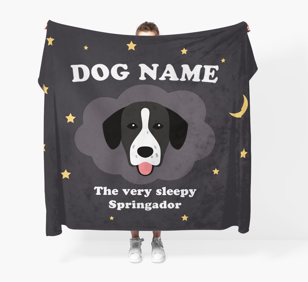 'The Very Sleepy...' - Personalised {breedFullName} Blanket