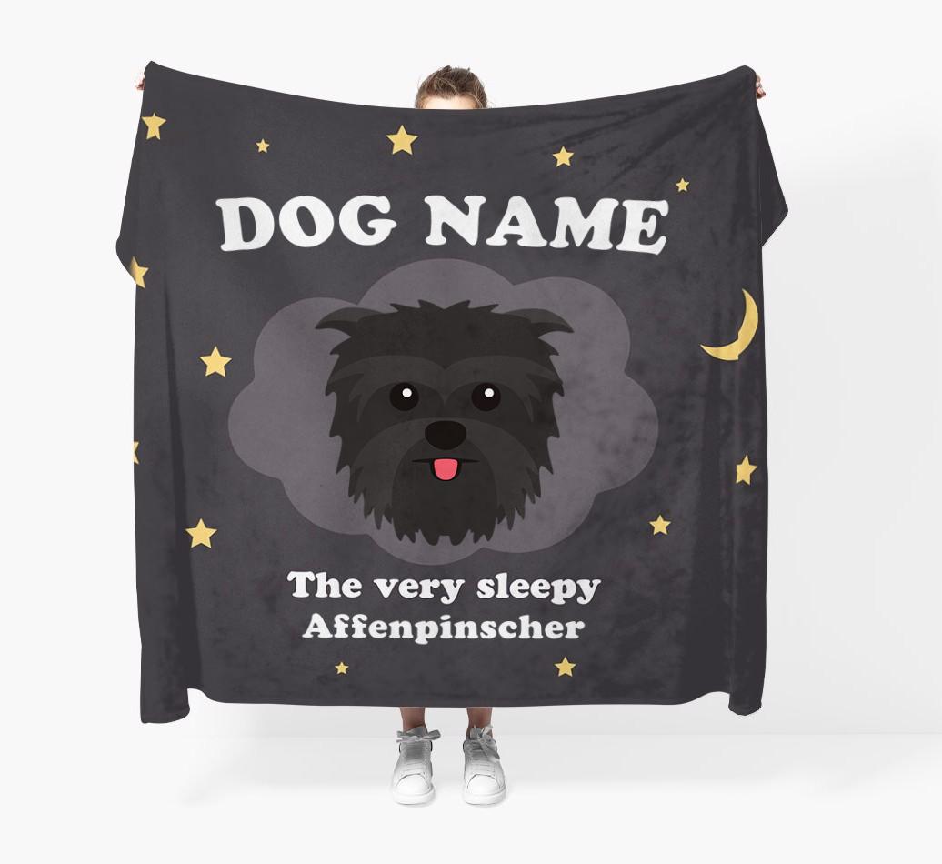 The Very Sleepy...: - Personalized {breedFullName} Throw Blanket