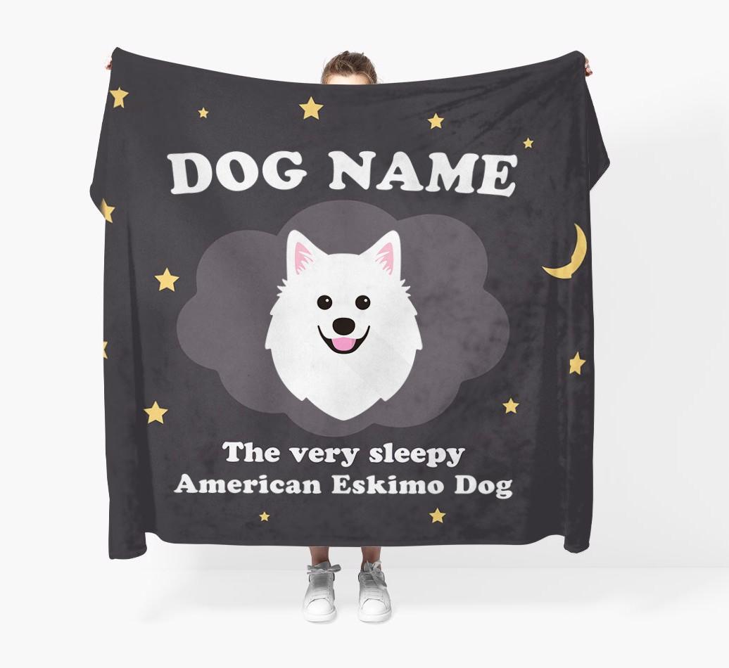 The Very Sleepy...: - Personalized {breedFullName} Throw Blanket