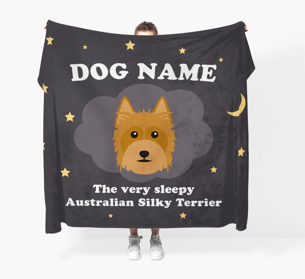 The Very Sleepy...: - Personalized {breedFullName} Throw Blanket