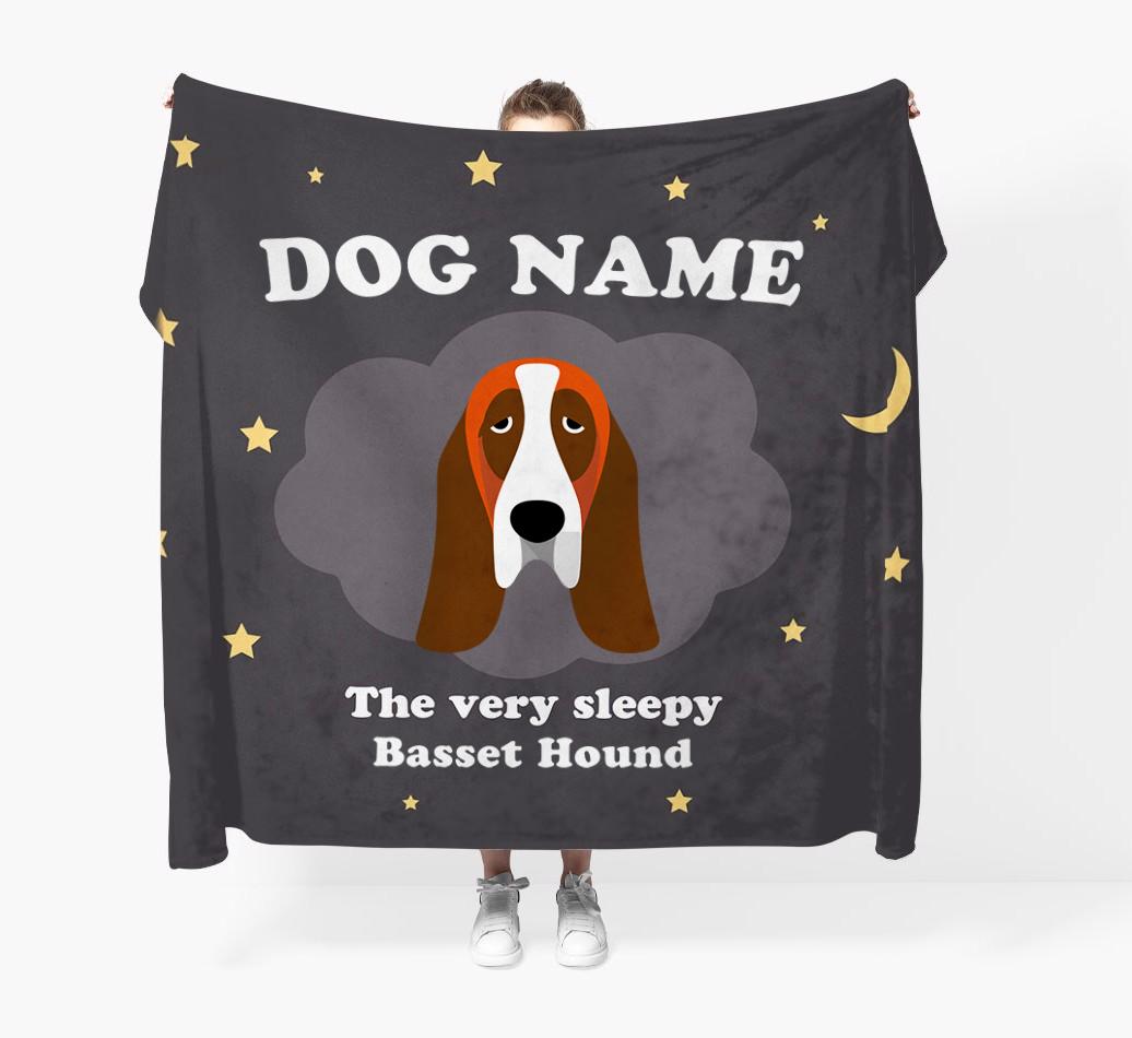 The Very Sleepy...: - Personalized {breedFullName} Throw Blanket