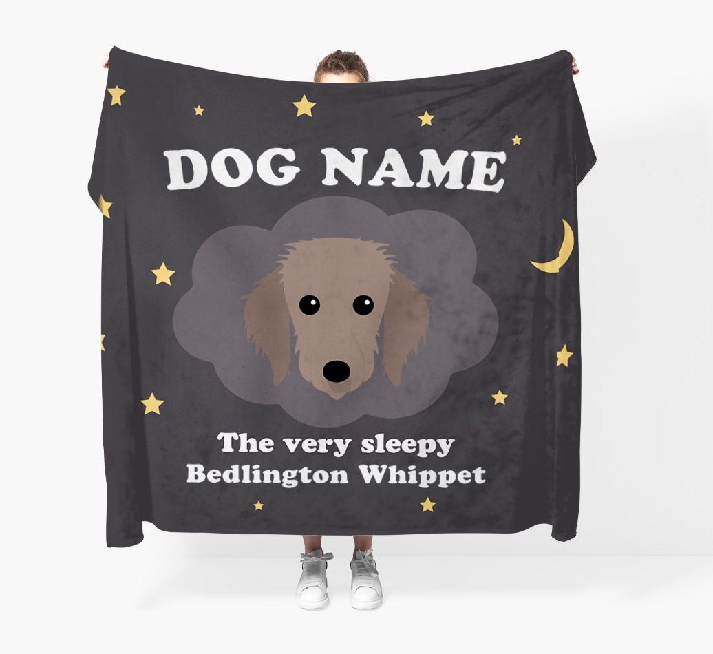 The Very Sleepy...: - Personalized {breedFullName} Throw Blanket