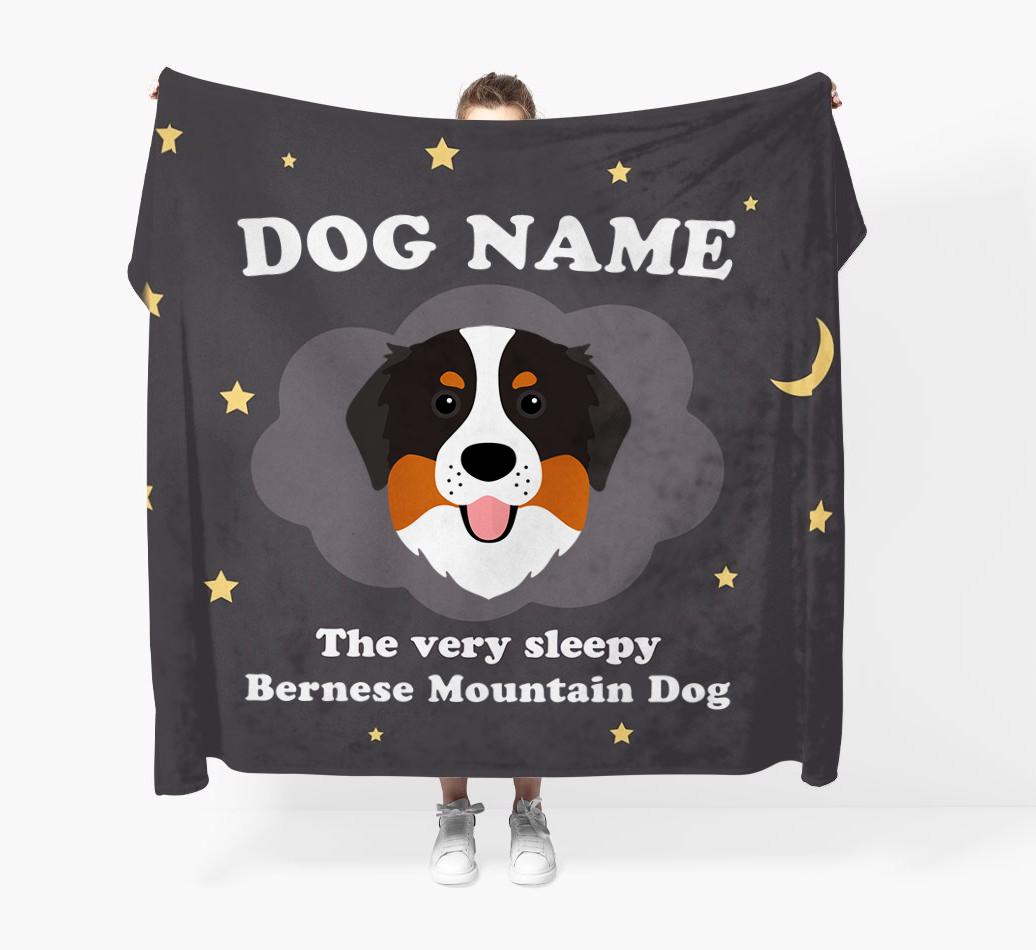 The Very Sleepy...: - Personalized {breedFullName} Throw Blanket