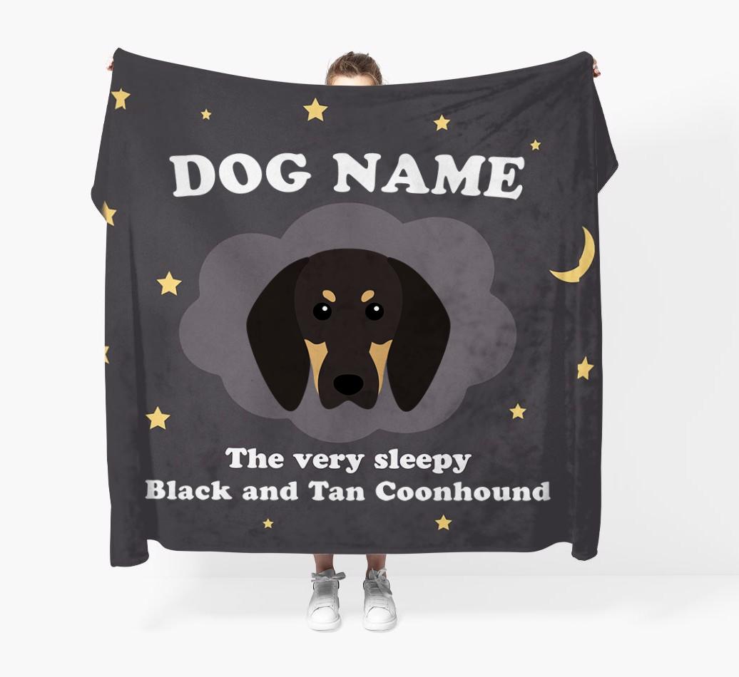 The Very Sleepy...: - Personalized {breedFullName} Throw Blanket