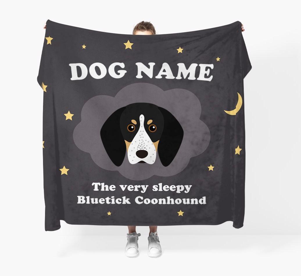 The Very Sleepy...: - Personalized {breedFullName} Throw Blanket