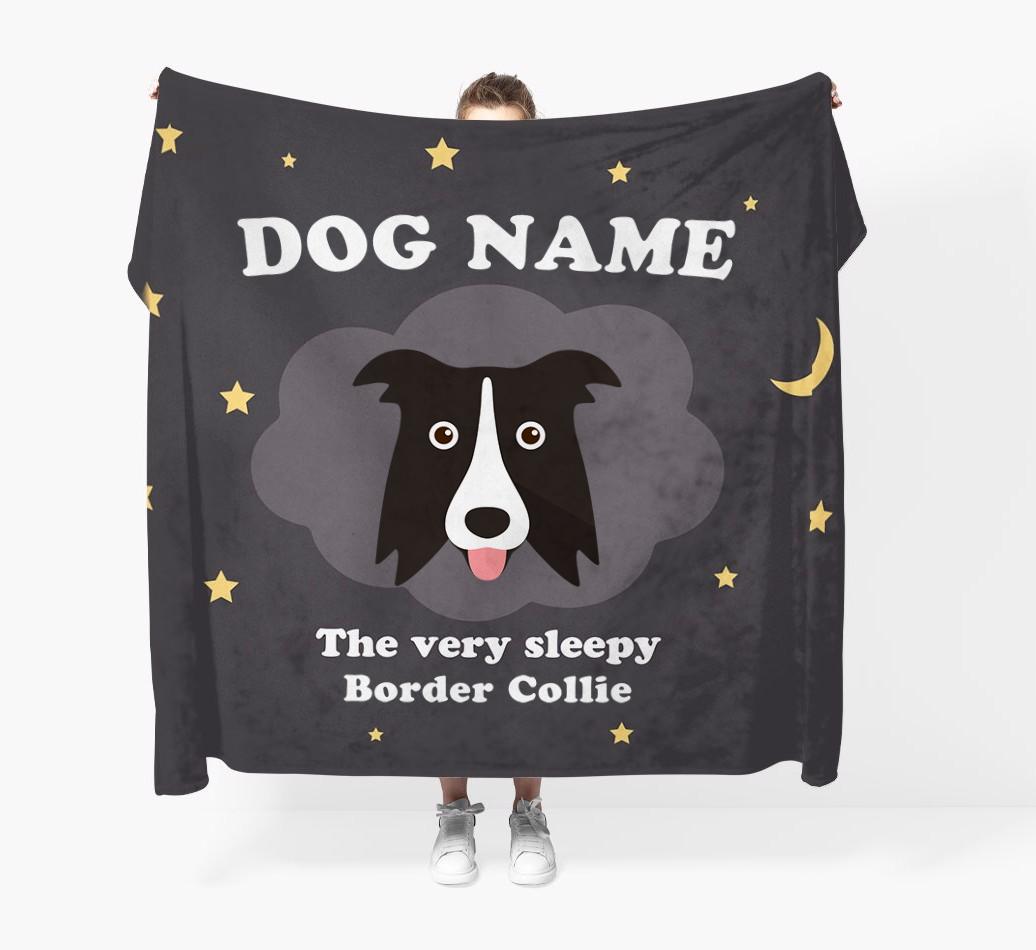 The Very Sleepy...: - Personalized {breedFullName} Throw Blanket