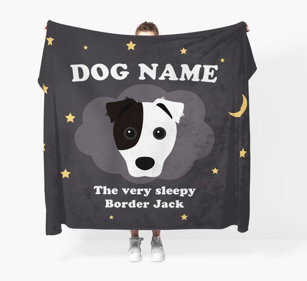 The Very Sleepy...: - Personalized {breedFullName} Throw Blanket
