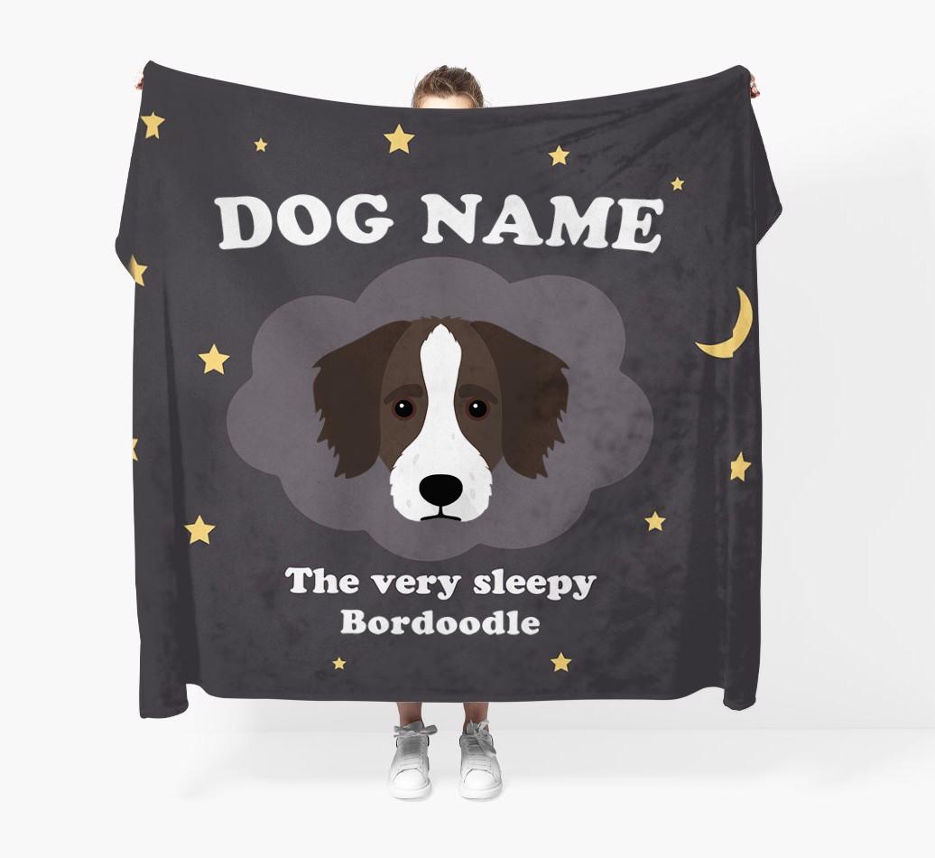 The Very Sleepy...: - Personalized {breedFullName} Throw Blanket