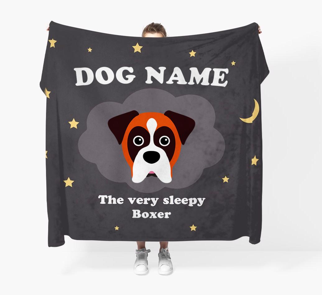 'The Very Sleepy...' - Personalised {breedFullName} Blanket