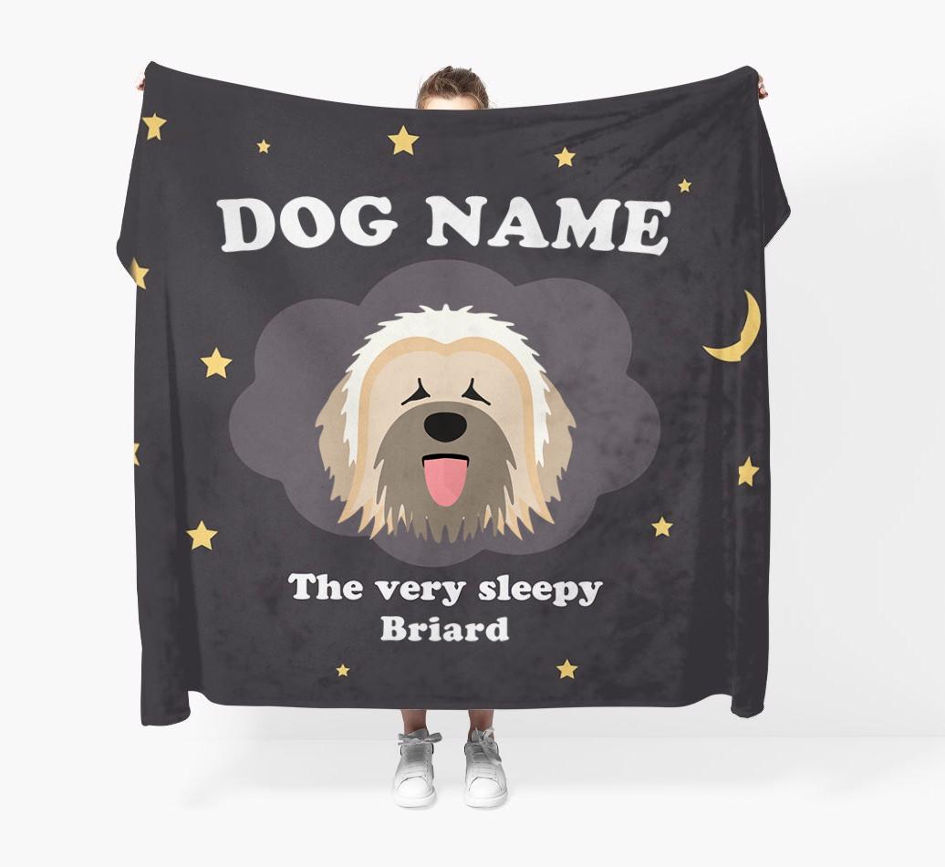 The Very Sleepy...: - Personalized {breedFullName} Throw Blanket