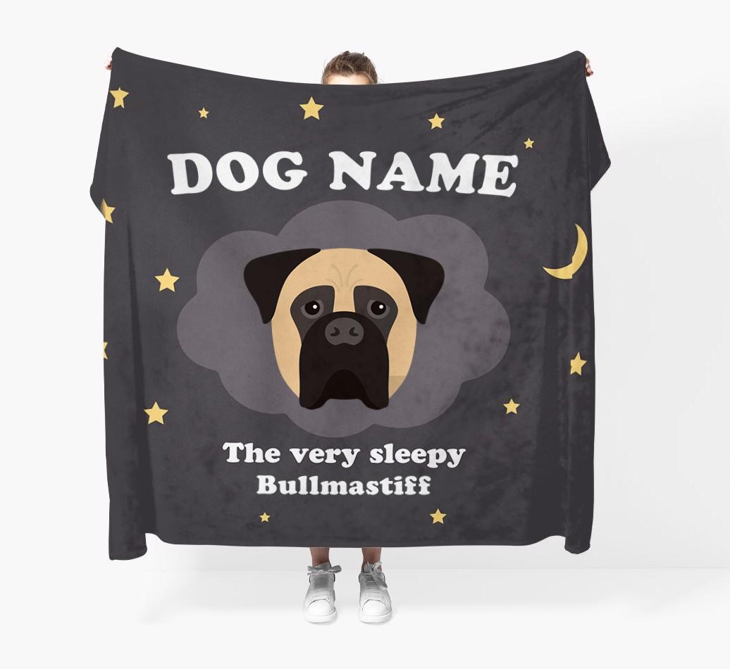 The Very Sleepy...: - Personalized {breedFullName} Throw Blanket