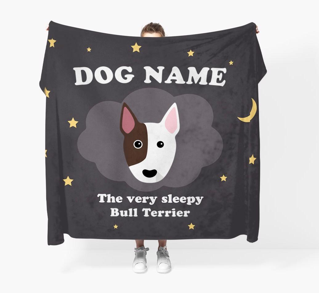The Very Sleepy...: - Personalized {breedFullName} Throw Blanket