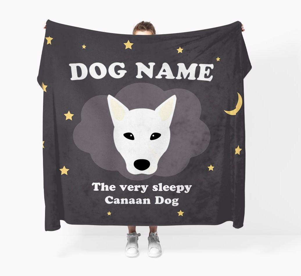The Very Sleepy...: - Personalized {breedFullName} Throw Blanket