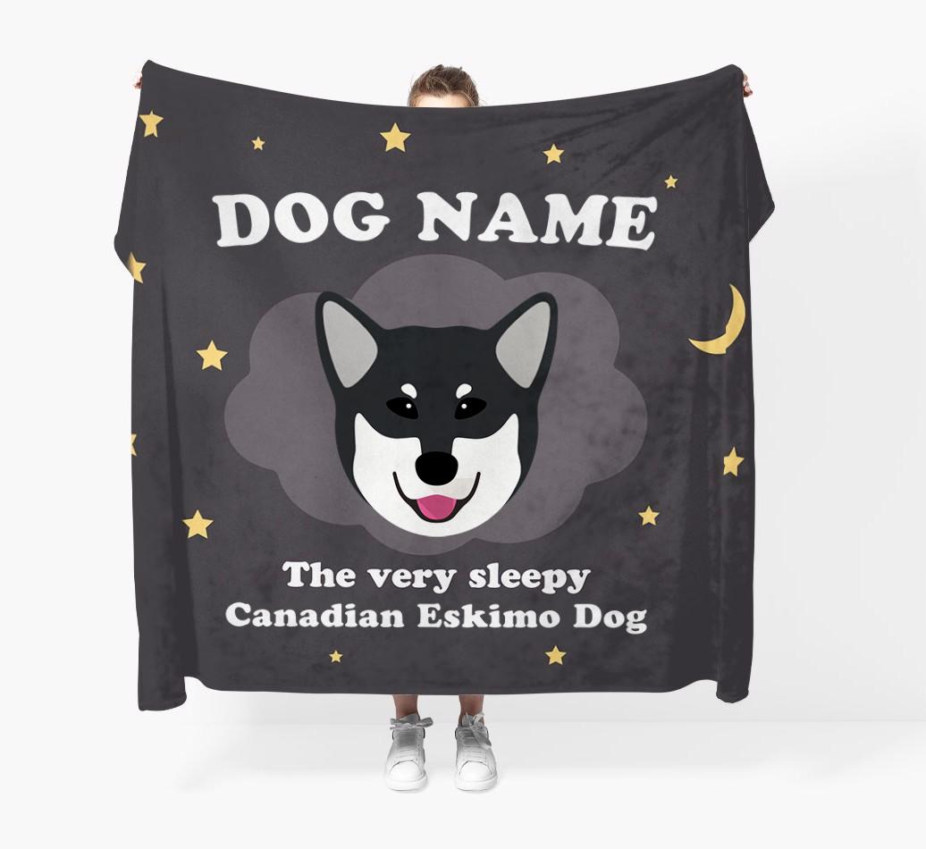 The Very Sleepy...: - Personalized {breedFullName} Throw Blanket