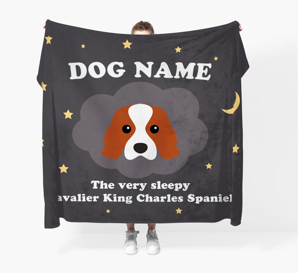 The Very Sleepy...: - Personalized {breedFullName} Throw Blanket