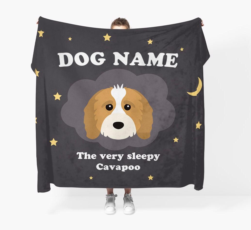 The Very Sleepy...: - Personalized {breedFullName} Throw Blanket