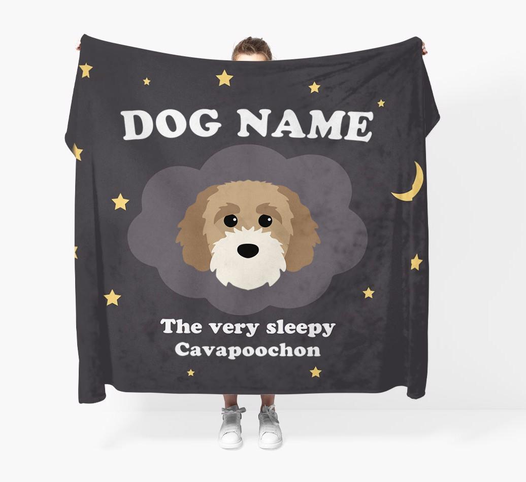 The Very Sleepy...: - Personalized {breedFullName} Throw Blanket